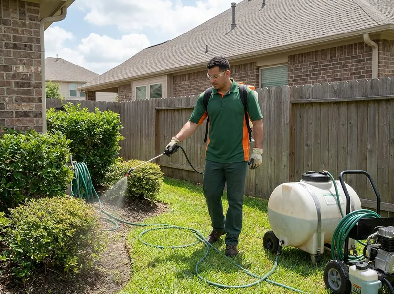 Fleas and Tick Yard Remediation in Houston, TX